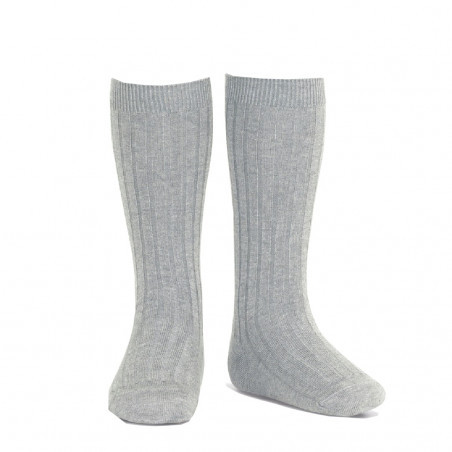 Chaussettes côtelées
