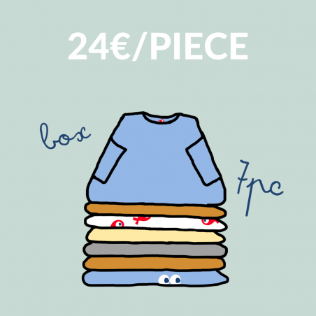 7 pièces au choix